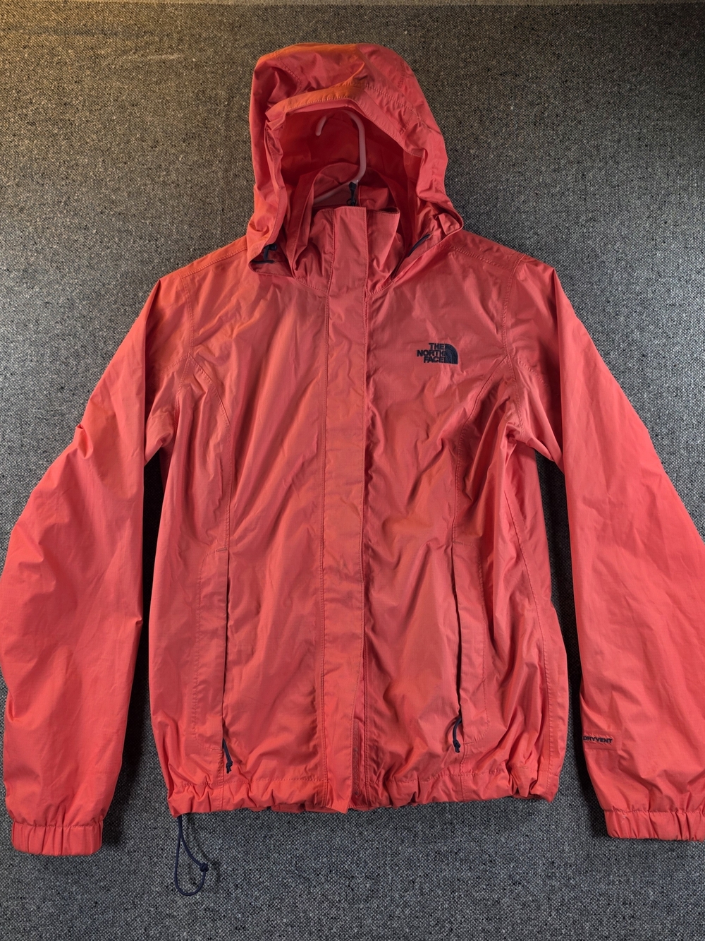 The North Face Resolve 2 DryVent Rain Jacket Women S Coral Red Hooded